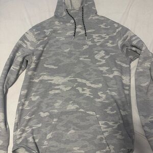 Gray Camouflage Men's Hoodie